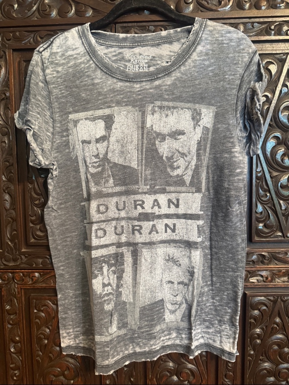 NWOT Recycled Karma Gray Duran Duran Band Tee